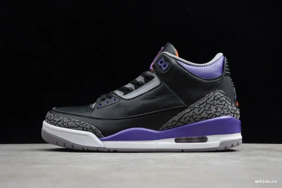 Cheap EP Air Jordan Purple Black CT8532-050 Court Retro 3 CT8532-050 0119